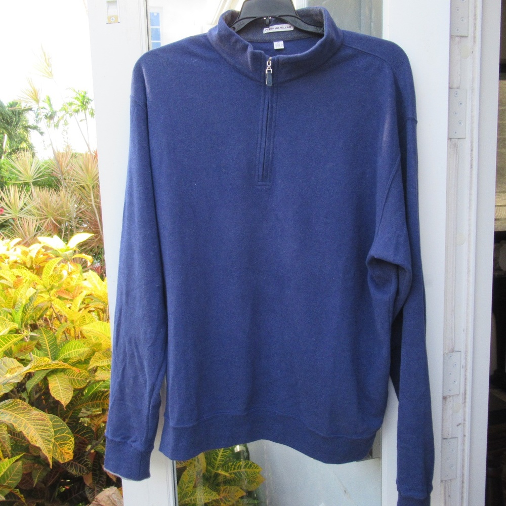 PETER MILLAR EUC 1/2 Zip LS Pullover Sweater - XL